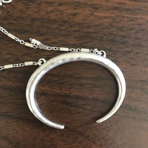 NWOT Lucky Brand Tusk Statement Necklace